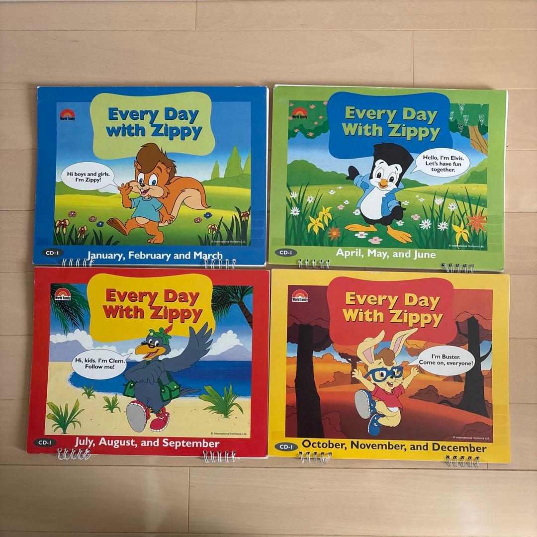 Every Day With Zippy 絵本・DVDフルセット