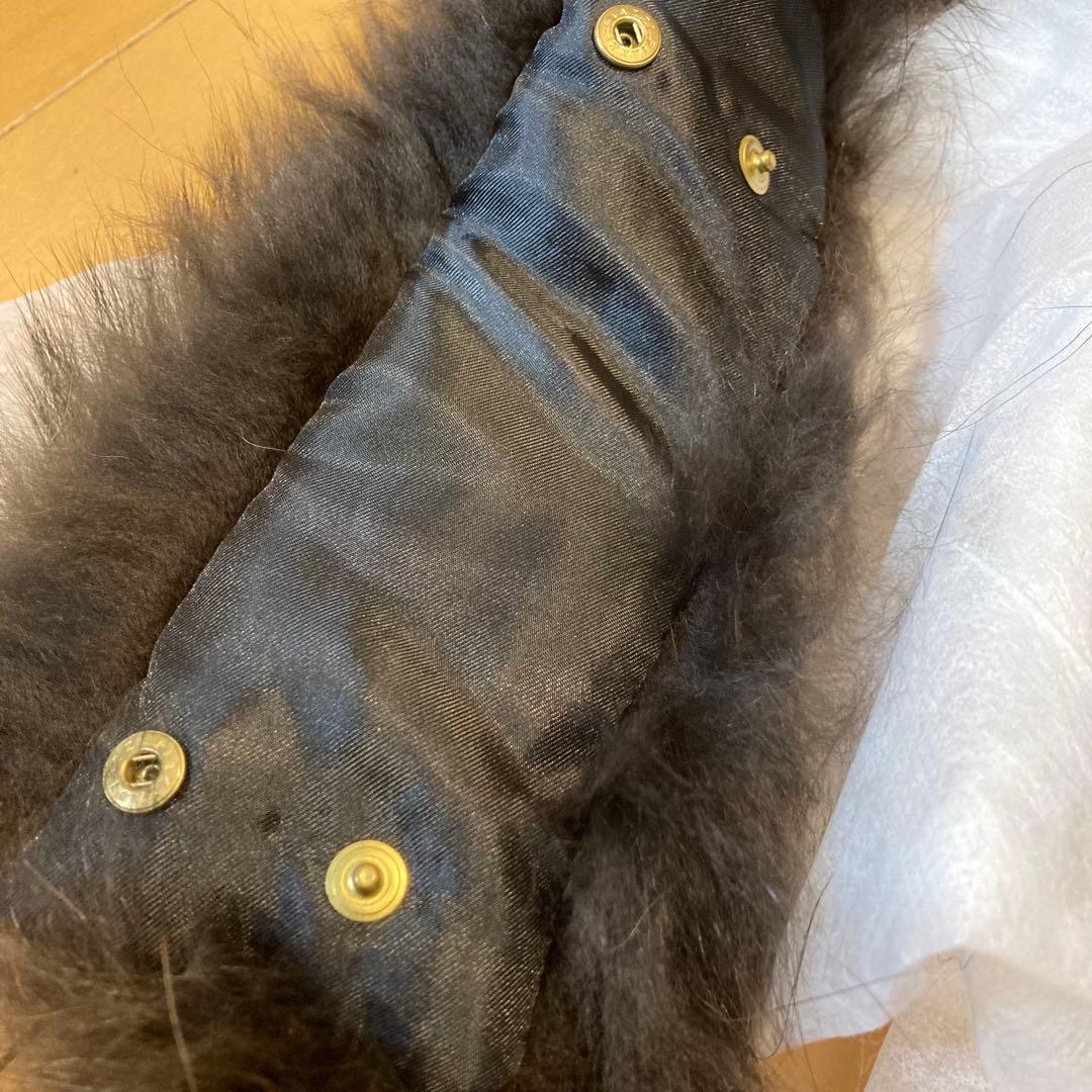 ナノユニバース　nano universe　 西川ダウン ダウンベスト 38 黒