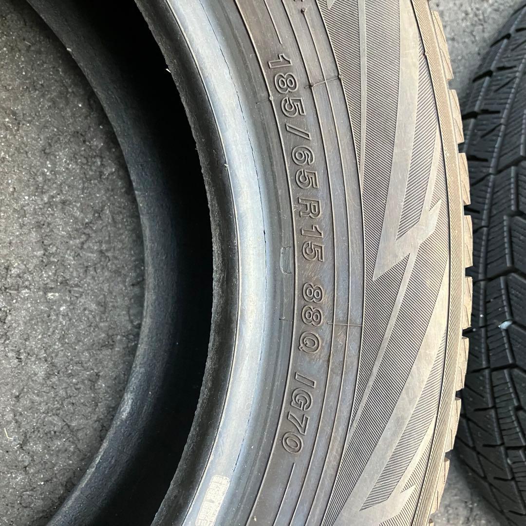 185/65R15 ヨコハマ アイスガード iG70 スタッドレス中古2本セット