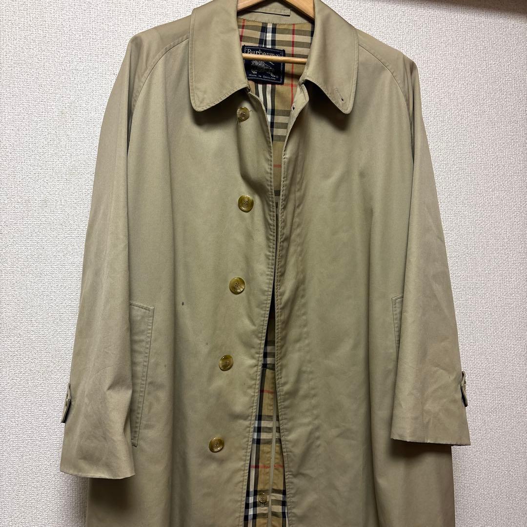 burberry バーバリーステンカラーコート　一枚袖　vintage 80s