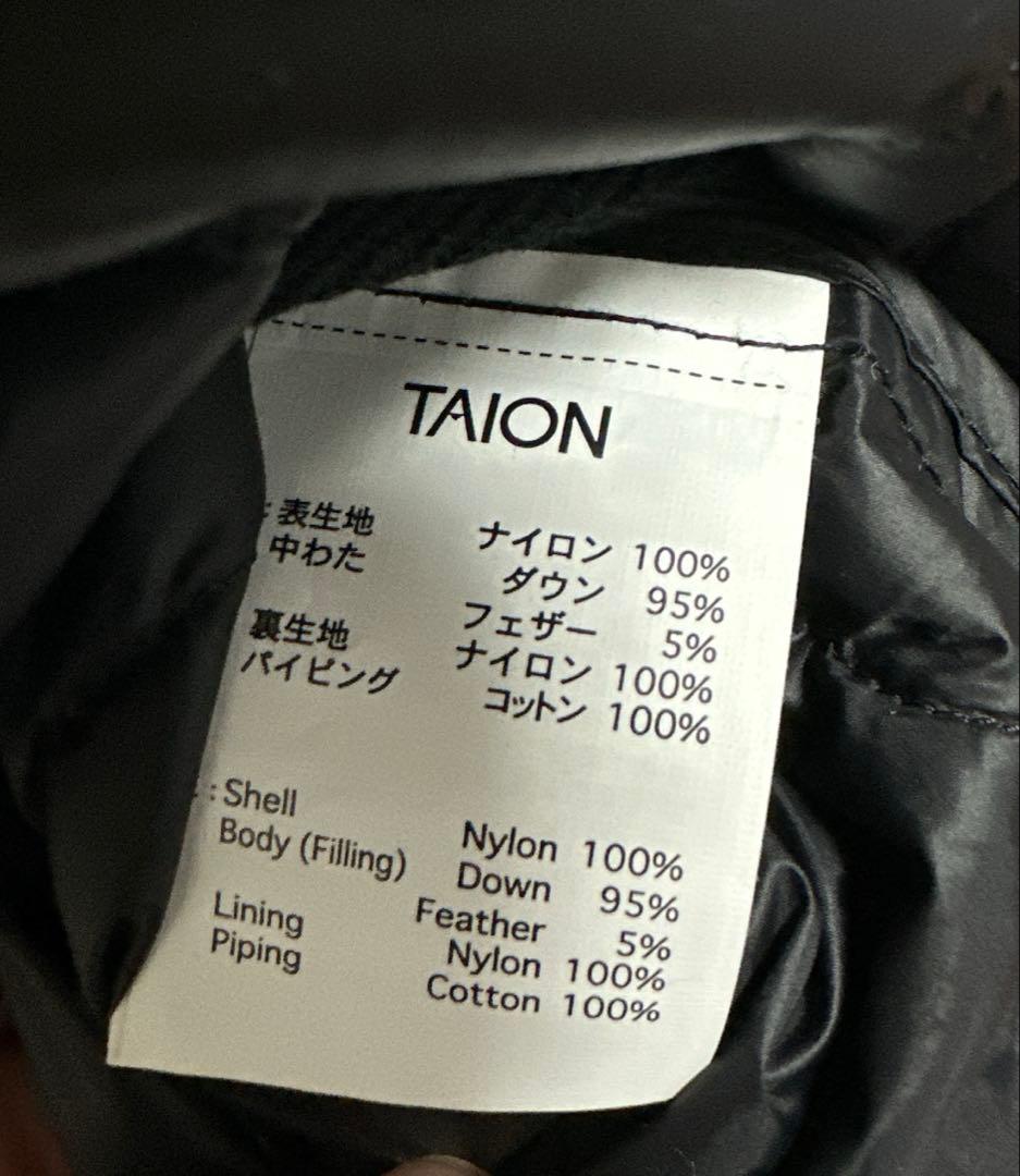 TAION × FREAK'S STORE 別注　フードミドル丈　ダウンコート