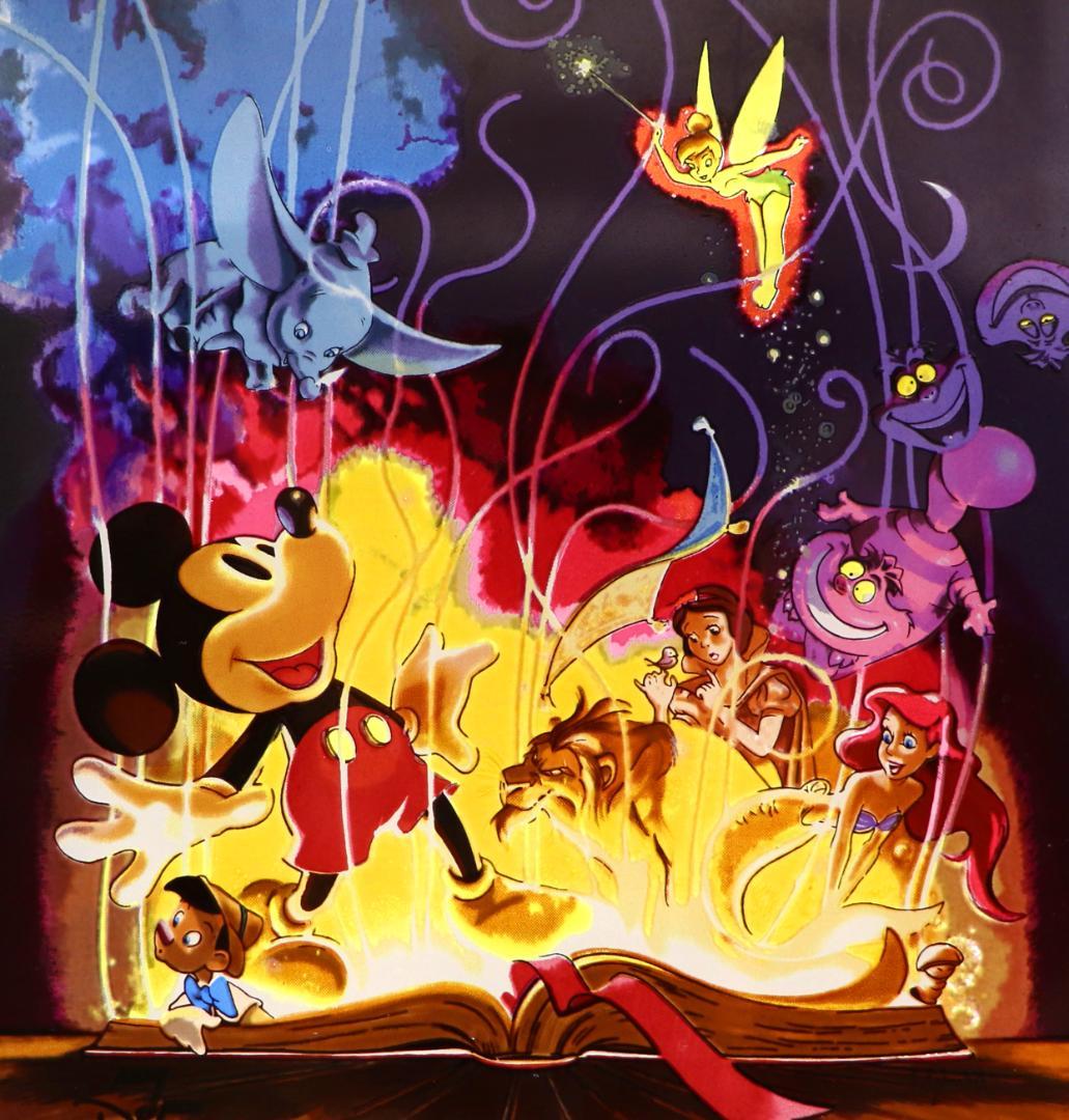 ディズニー公式 75周年限定 ヴィンテージ ステンドグラス 廃版 限定ミッキー