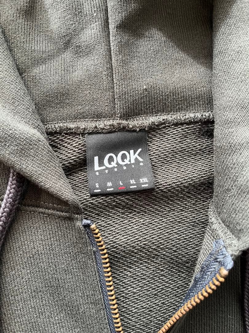 LQQK Studio ジップアップ フーディー Lサイズ 新品