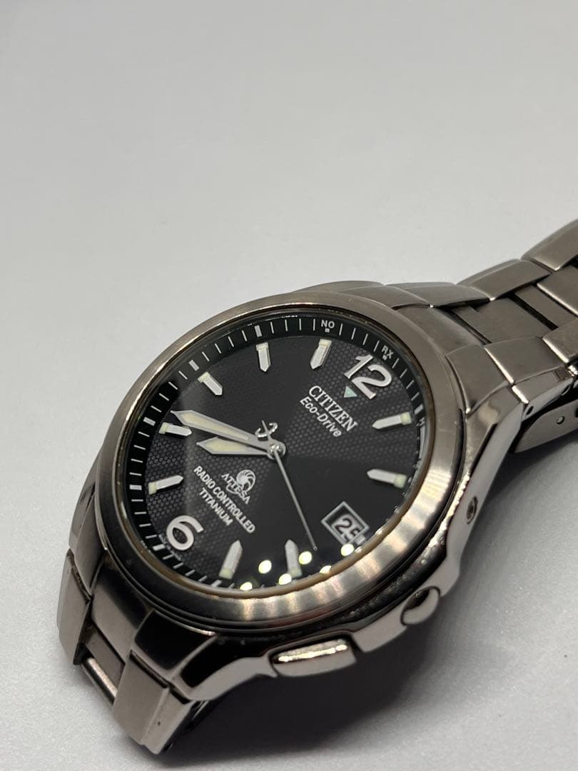 シチズン　アテッサ　電波ソーラー　デイト