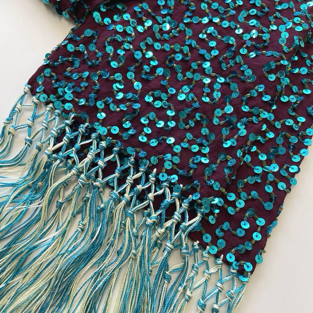 DOLCE & GABBANA スパンコール スカート ストール セット 42