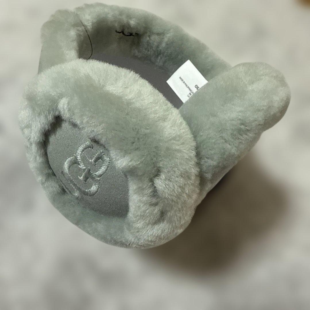 UGG グレー 耳あて・イヤーマフ　グレーミント色
