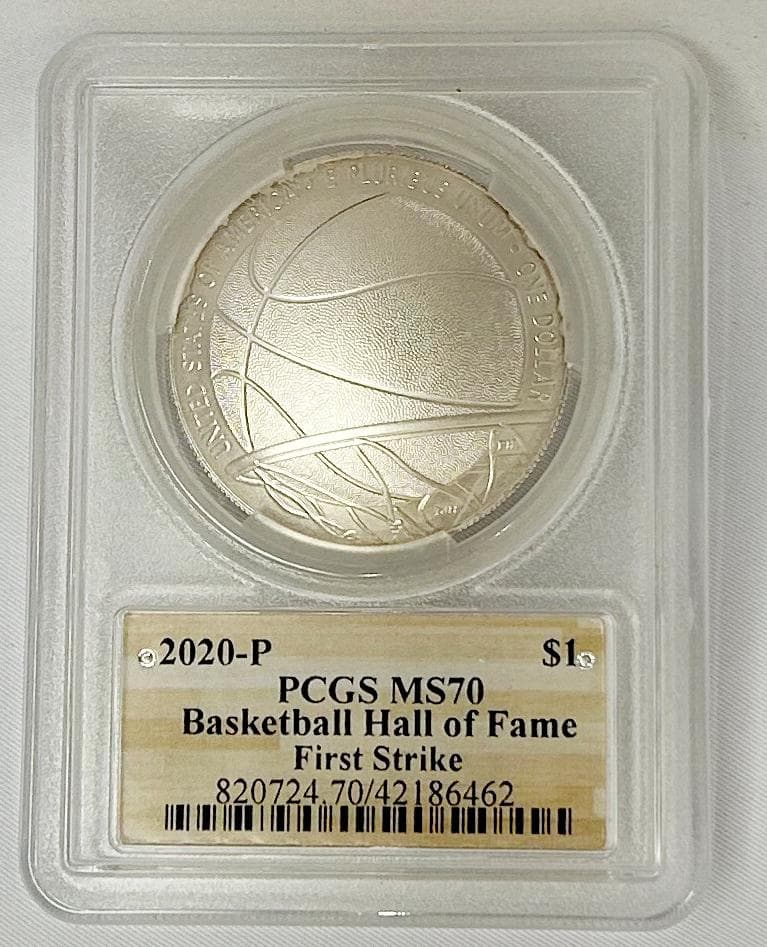 2020年　アメリカ　バスケットボール　PCGS　MS70 　S1＄