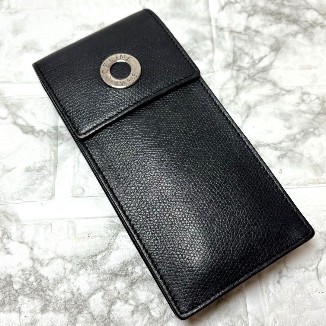 セリーヌ　CELINE ペンケース　メガネケース　小物入れ　レザー　サークルロゴ