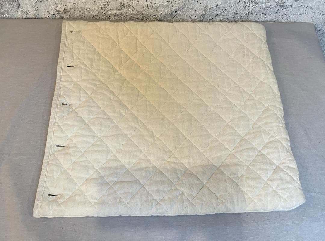 RHC x Utility Canvas 　キルティング クッション⚫︎ホワイト