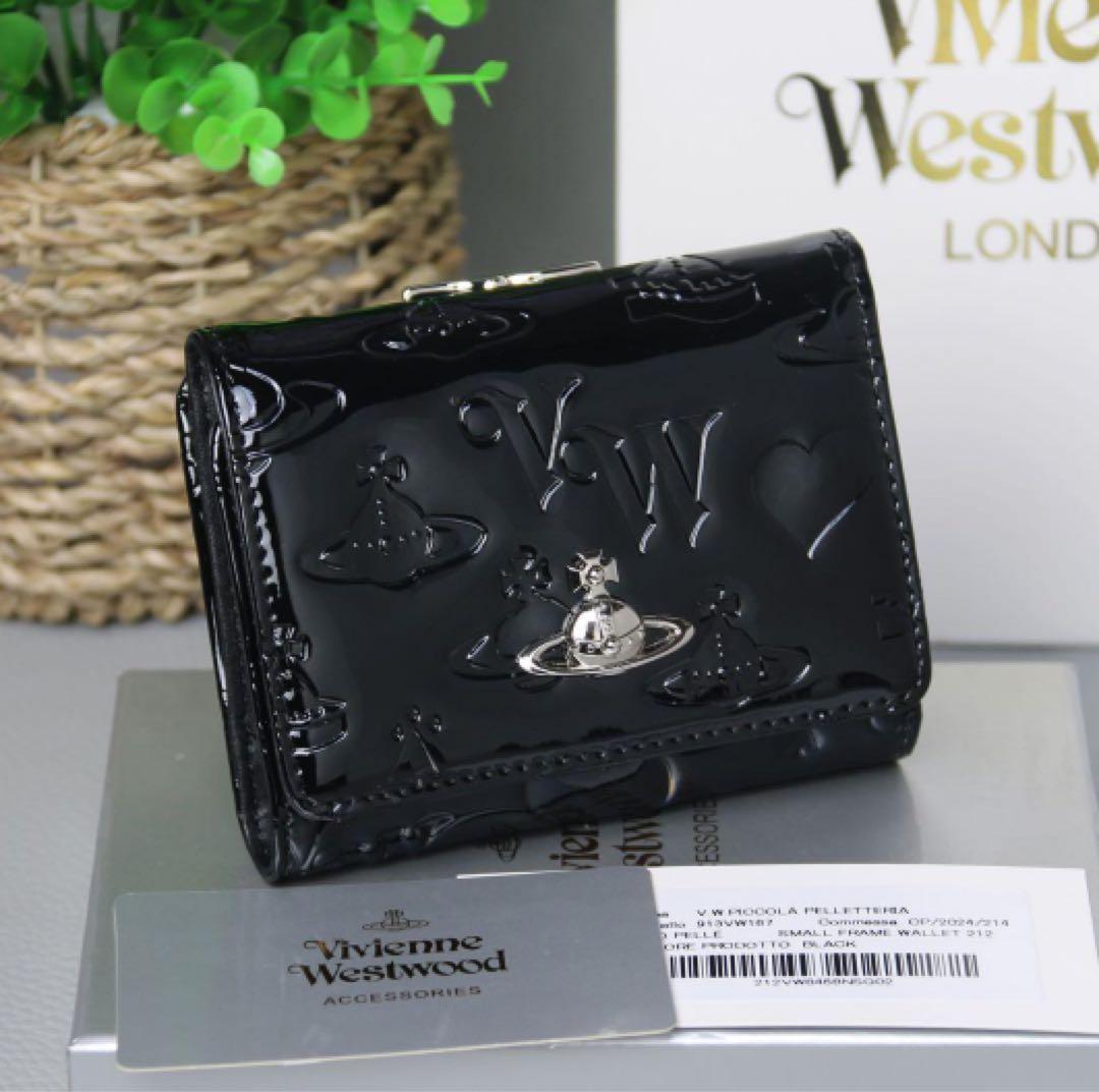Vivienne Westwood ヴィヴィアン 三つ折り財布 レザーz0-