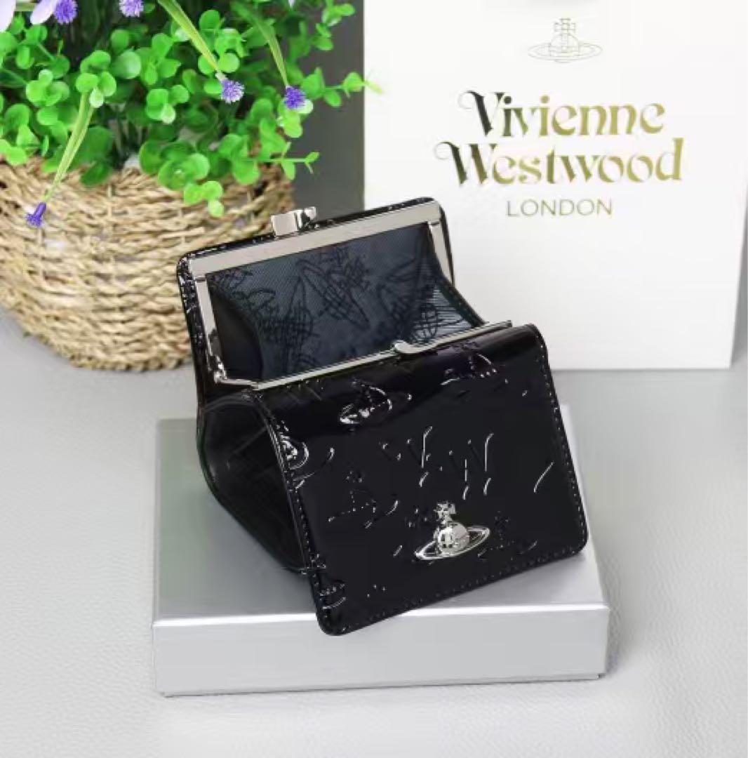 Vivienne Westwood ヴィヴィアン 三つ折り財布 レザーz0-