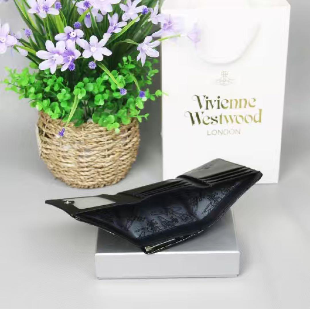 Vivienne Westwood ヴィヴィアン 三つ折り財布 レザーz0-