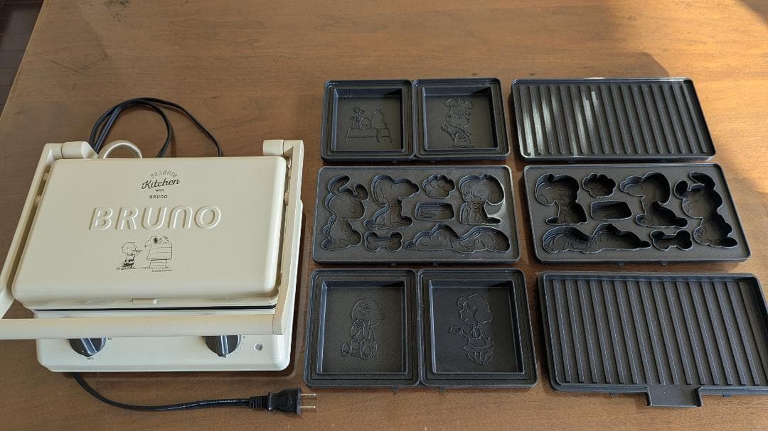 BRUNO スヌーピー コラボ グリルサンドメーカー ダブル