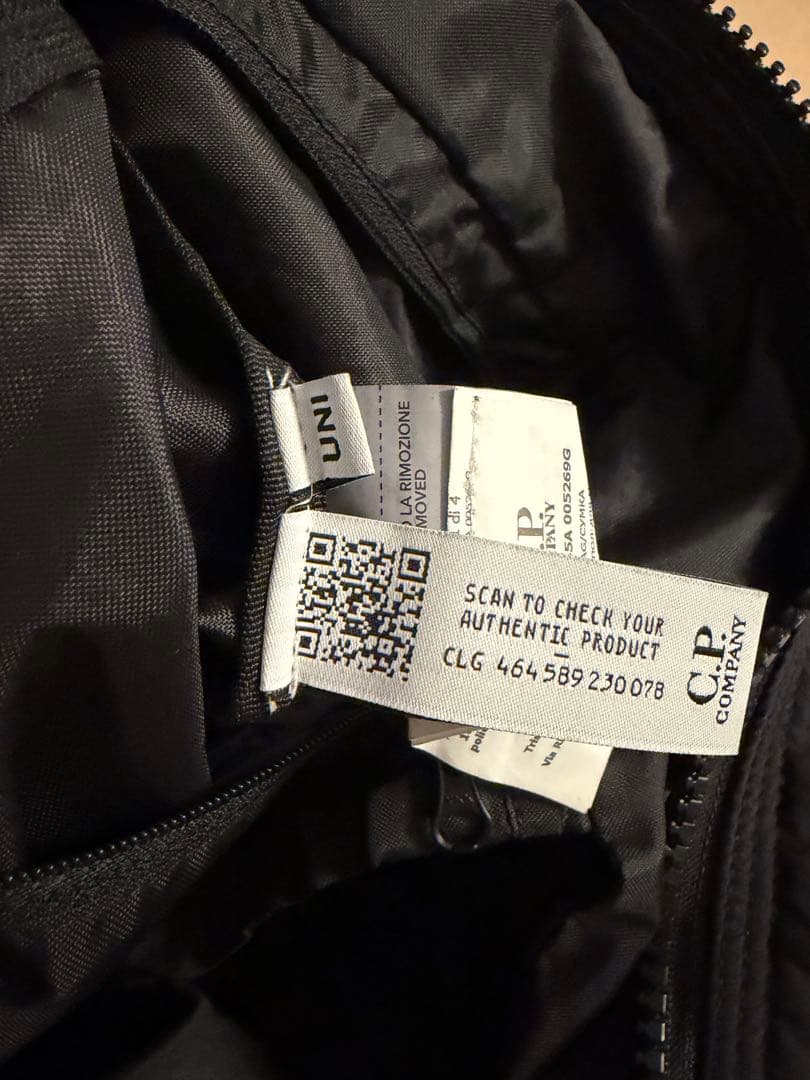 CP COMPANY ブラック トートバッグ