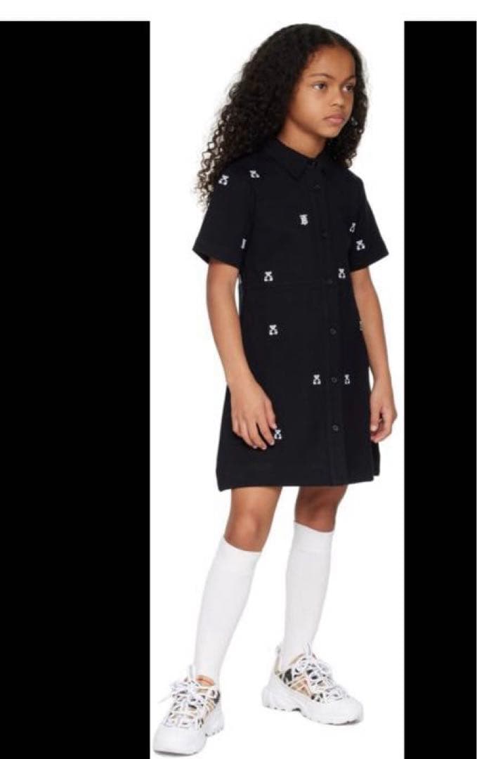 BURBERRY キッズ トーマスベア ブラック ワンピース 130㎝ 現行品