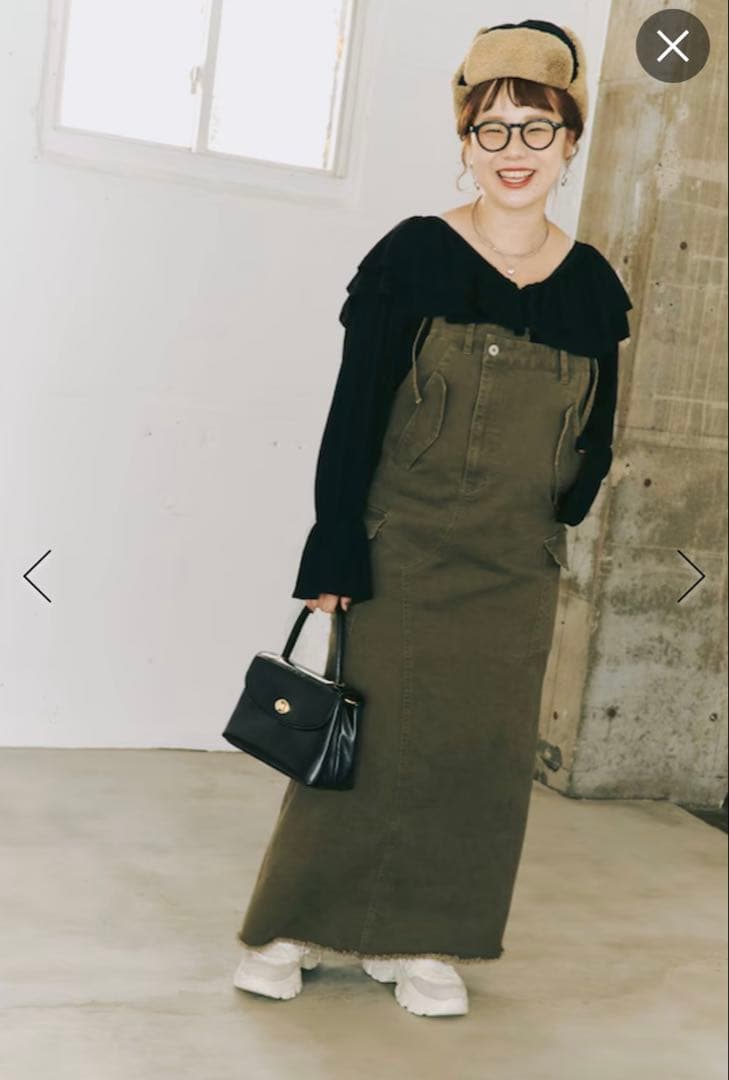 LOWRYS FARM ビンテージライクミリタリージャンスカ mami