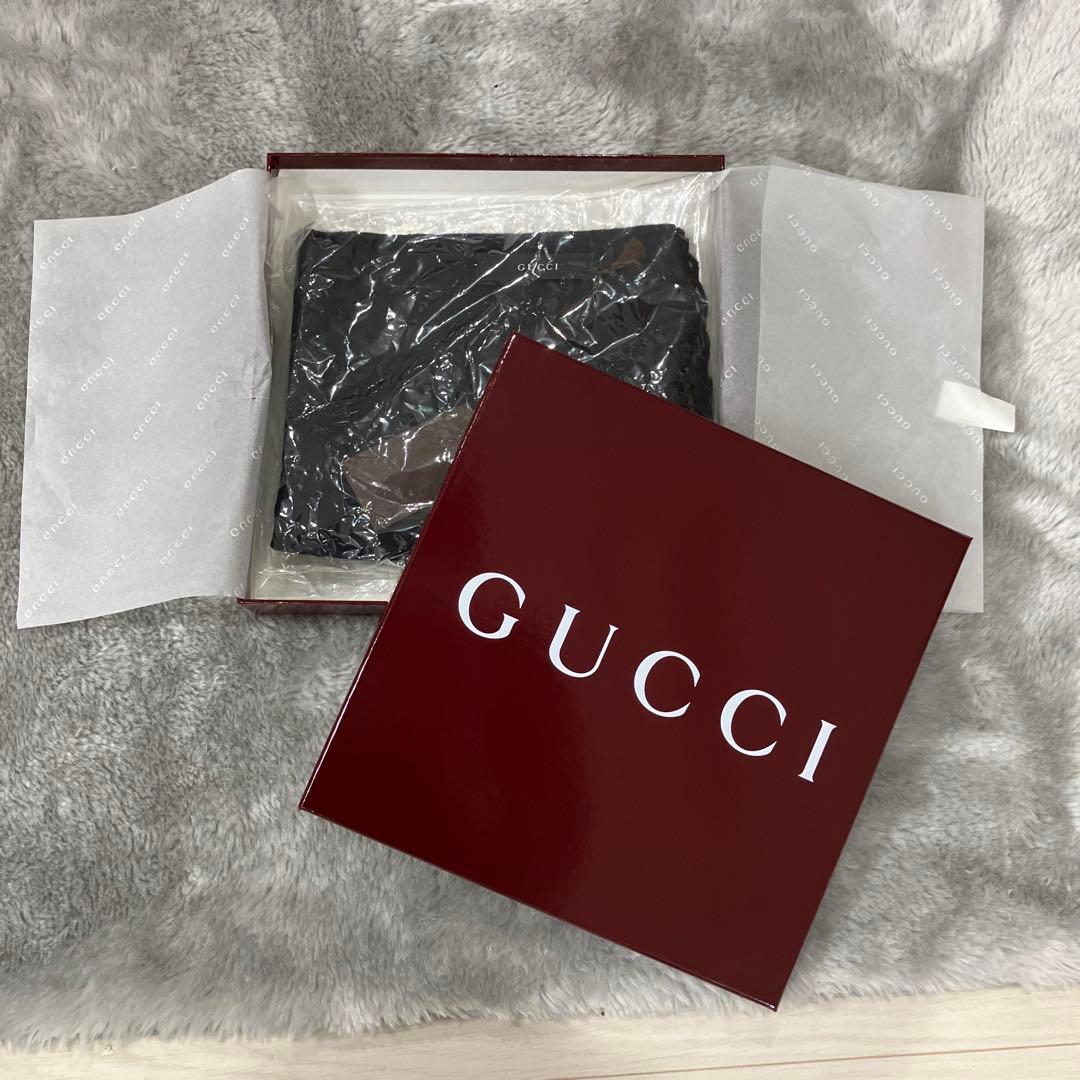 新品未使用 GUCCI グッチ 100% カシミアマフラー イタリア製 タグ付き