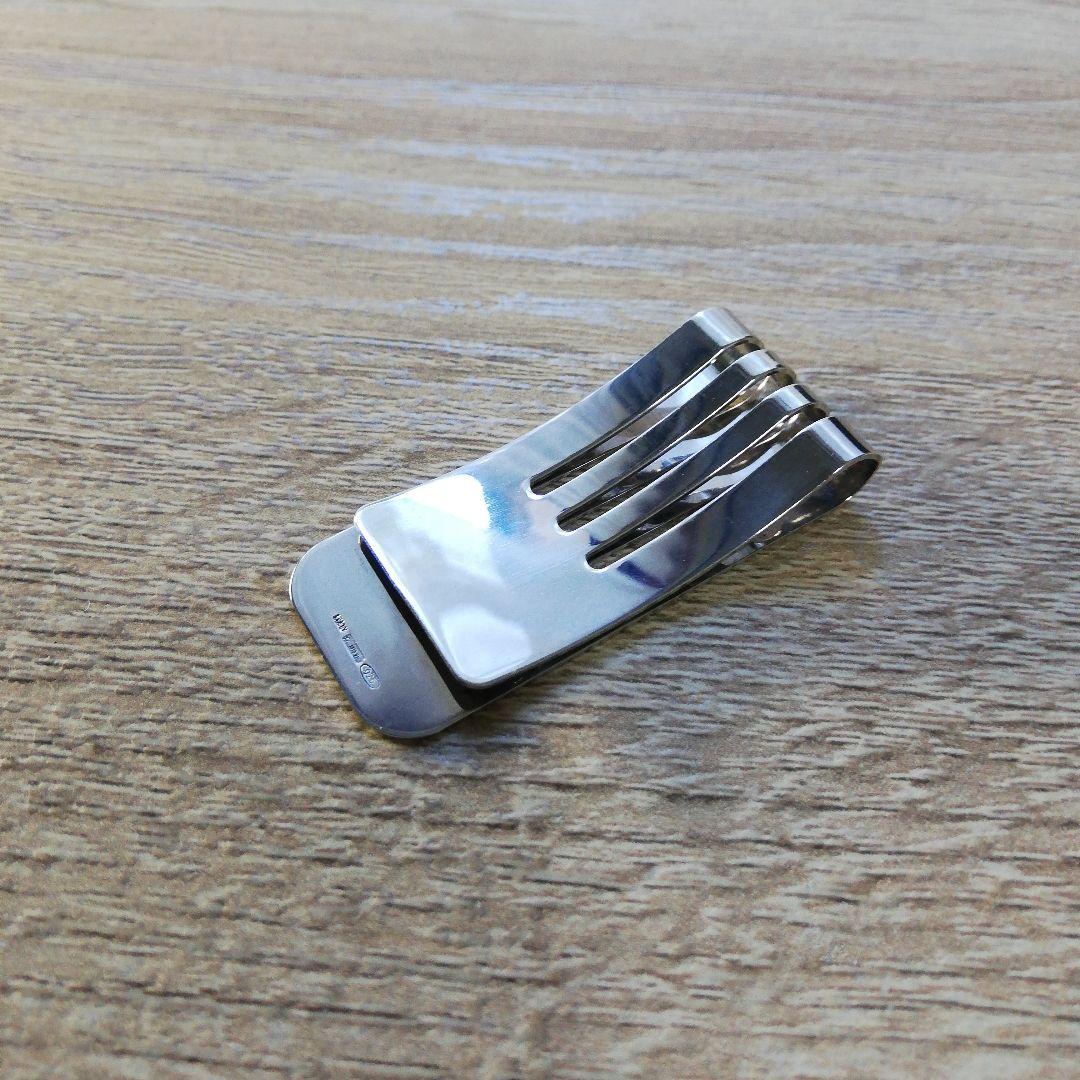 MASERATI　イタリア製　シルバー925　マネークリップ　匿名配送!