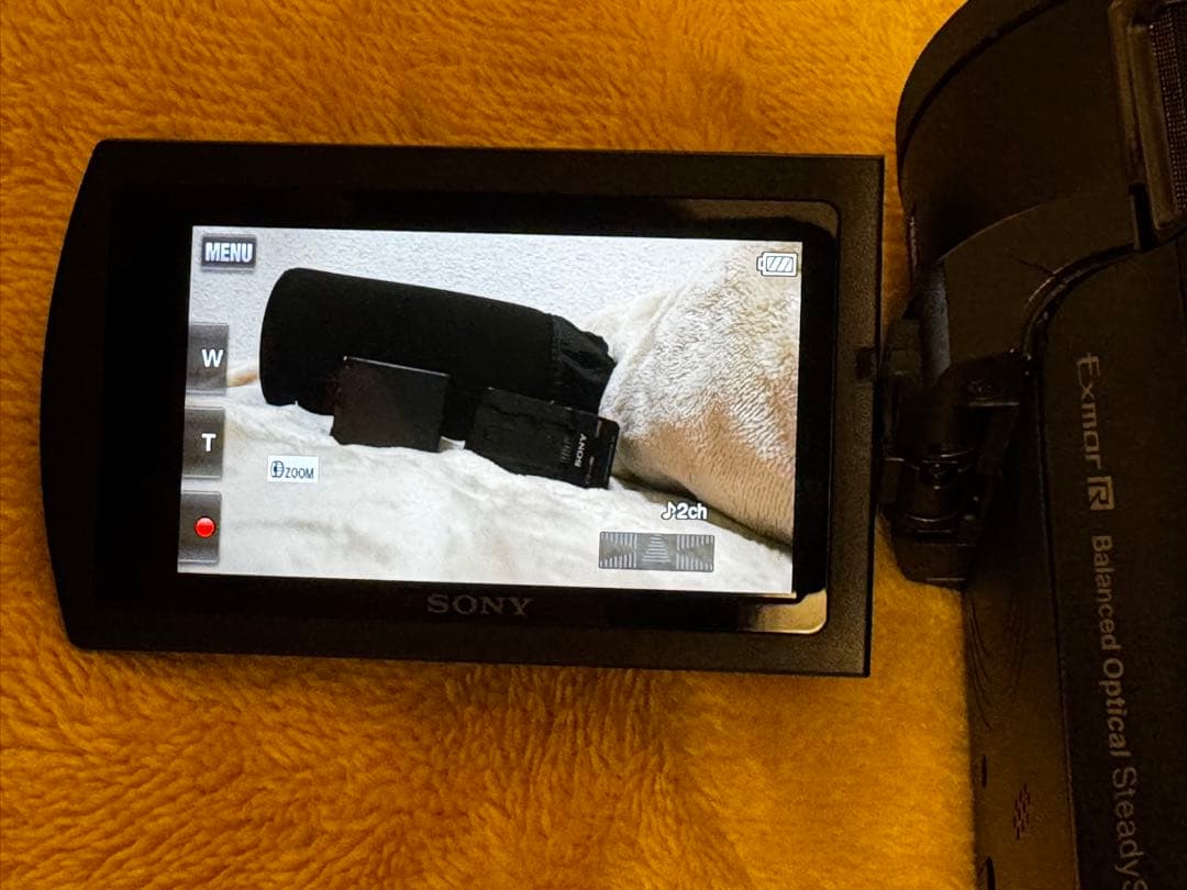 美品 SONY 4Kハンディカム FDR-AX55 バッテリー2個・ハードケース