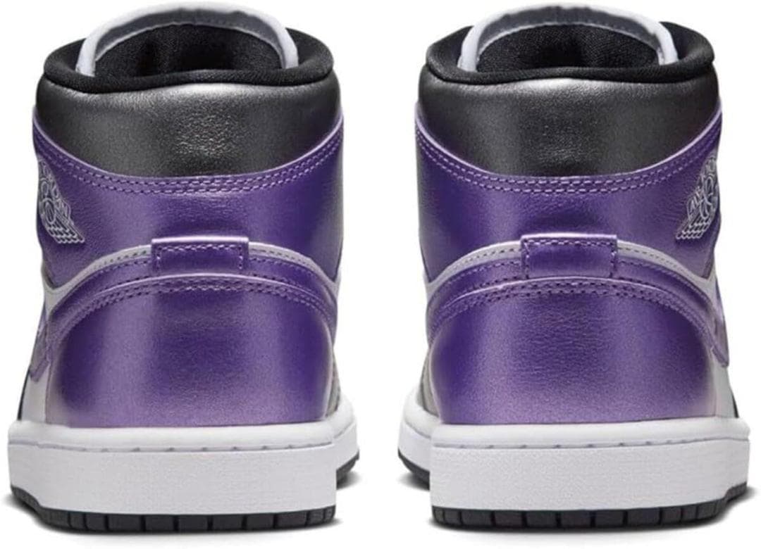 NIKE エアジョーダン1 MID SE 白紫 24.5