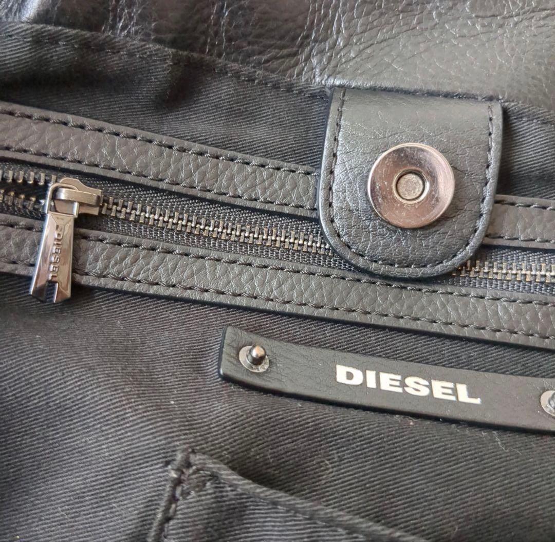 ディーゼル DIESEL デニムトートバッグ 2WAY スタッズ マキシイントレ