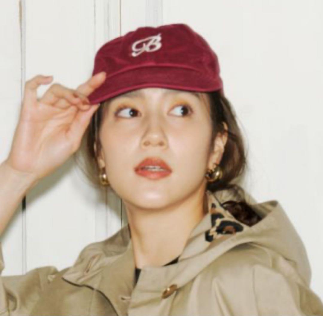 マディソンブルー MADISONBLUE B CAP ボルドー 赤