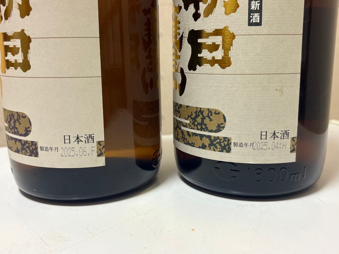 特選　朝日鷹　新酒生貯蔵酒 　　　　　　　&低温貯蔵酒 日本酒 1800ml