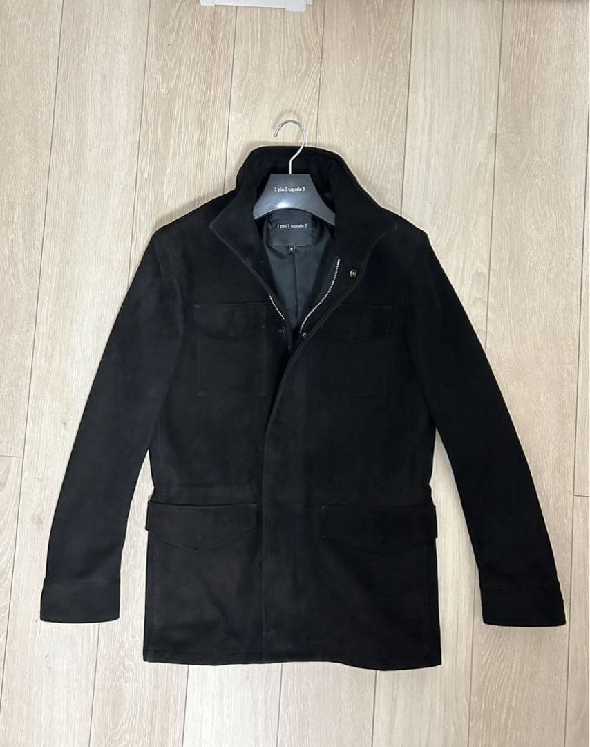 【限定コラボ】1piu1uguale3 BLACKMILITARY レザー 干場