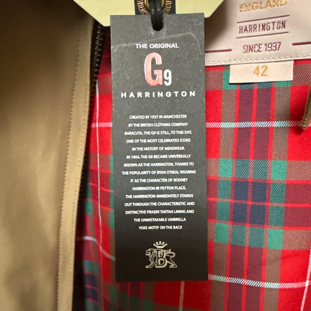 新品未使用 BARACUTA/バラクータ G9 ハリントンジャケット