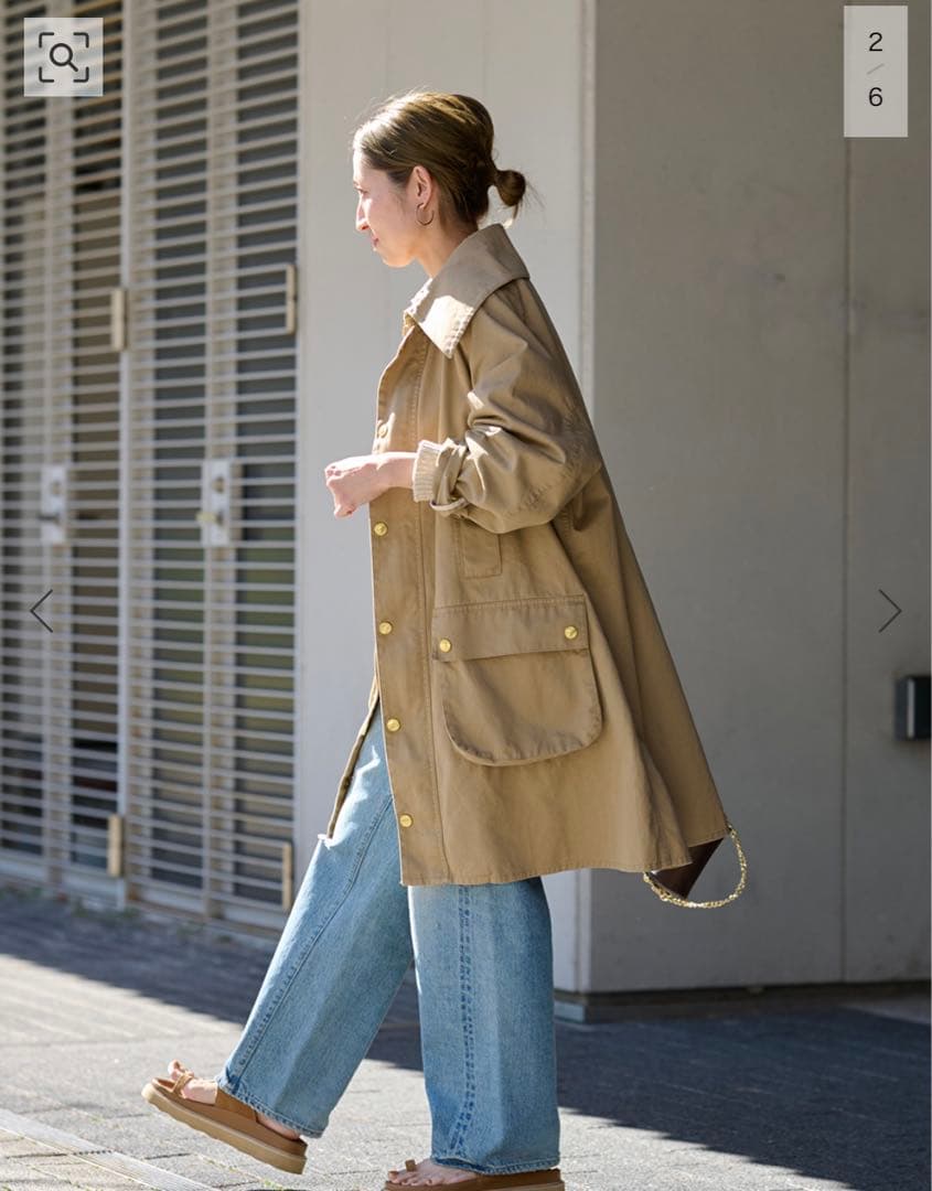 バブアー 別注OVER SIZE BEAUFORT BIG COLLAR