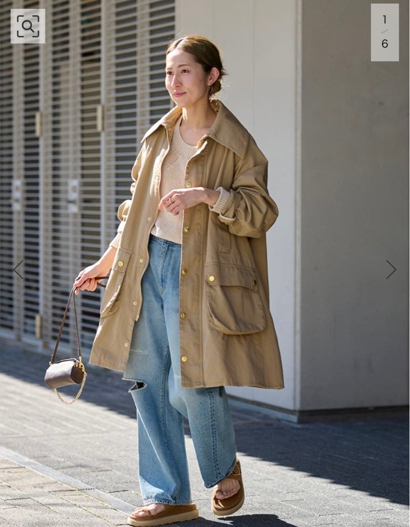 バブアー 別注OVER SIZE BEAUFORT BIG COLLAR