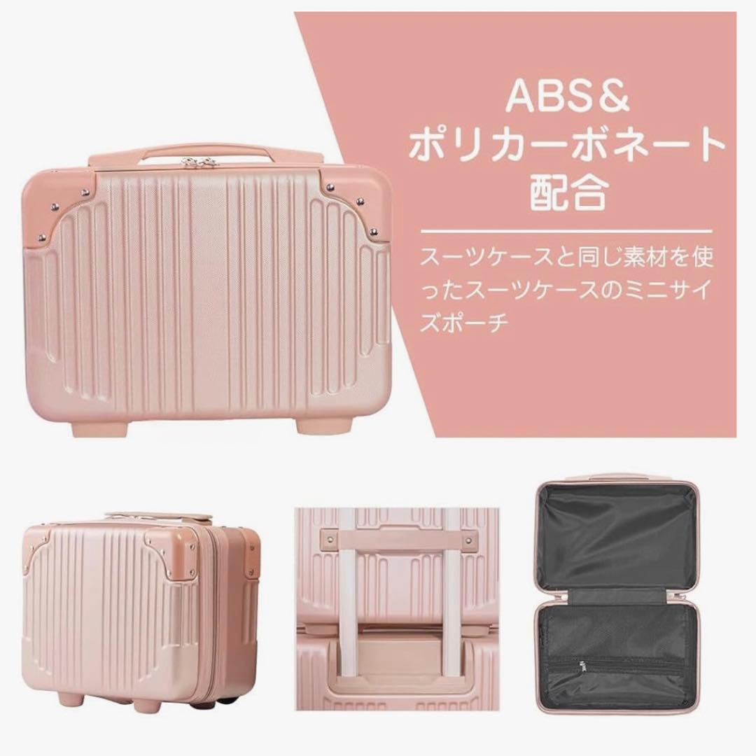 XindzyＬスーツケース キャリーケース大型 耐衝撃 ローズゴールドー