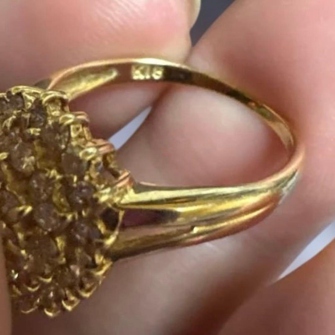 ココ　k18 ダイアモンドリング　6.5号