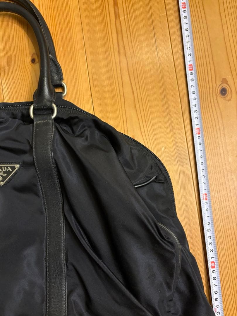 【ようへいさん専用】PRADA ブラック ナイロン ボストンバッグ