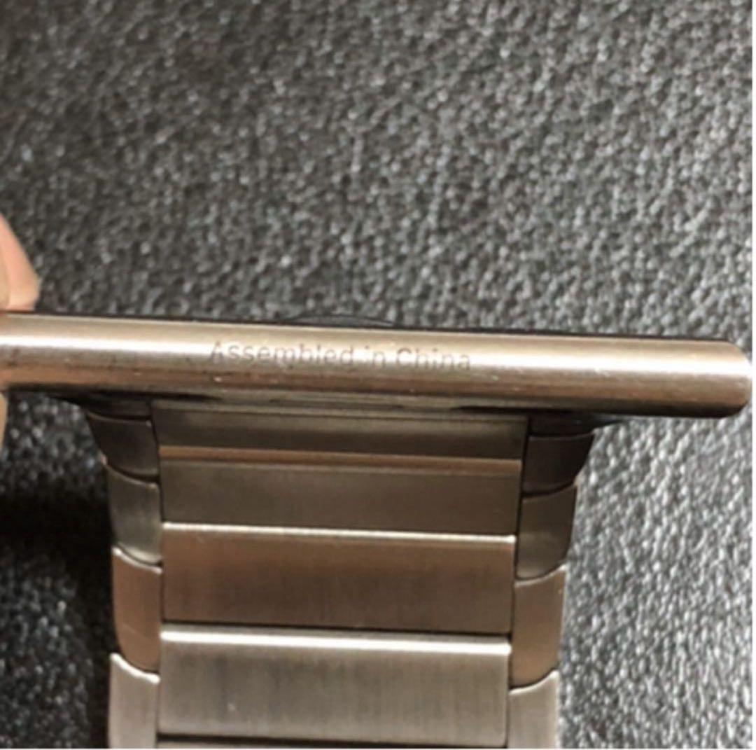 美品 純正 apple watch リンクブレスレット 40mm シルバー