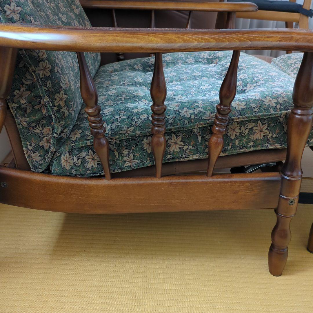 カリモク コロニアル　リクライニングチェア