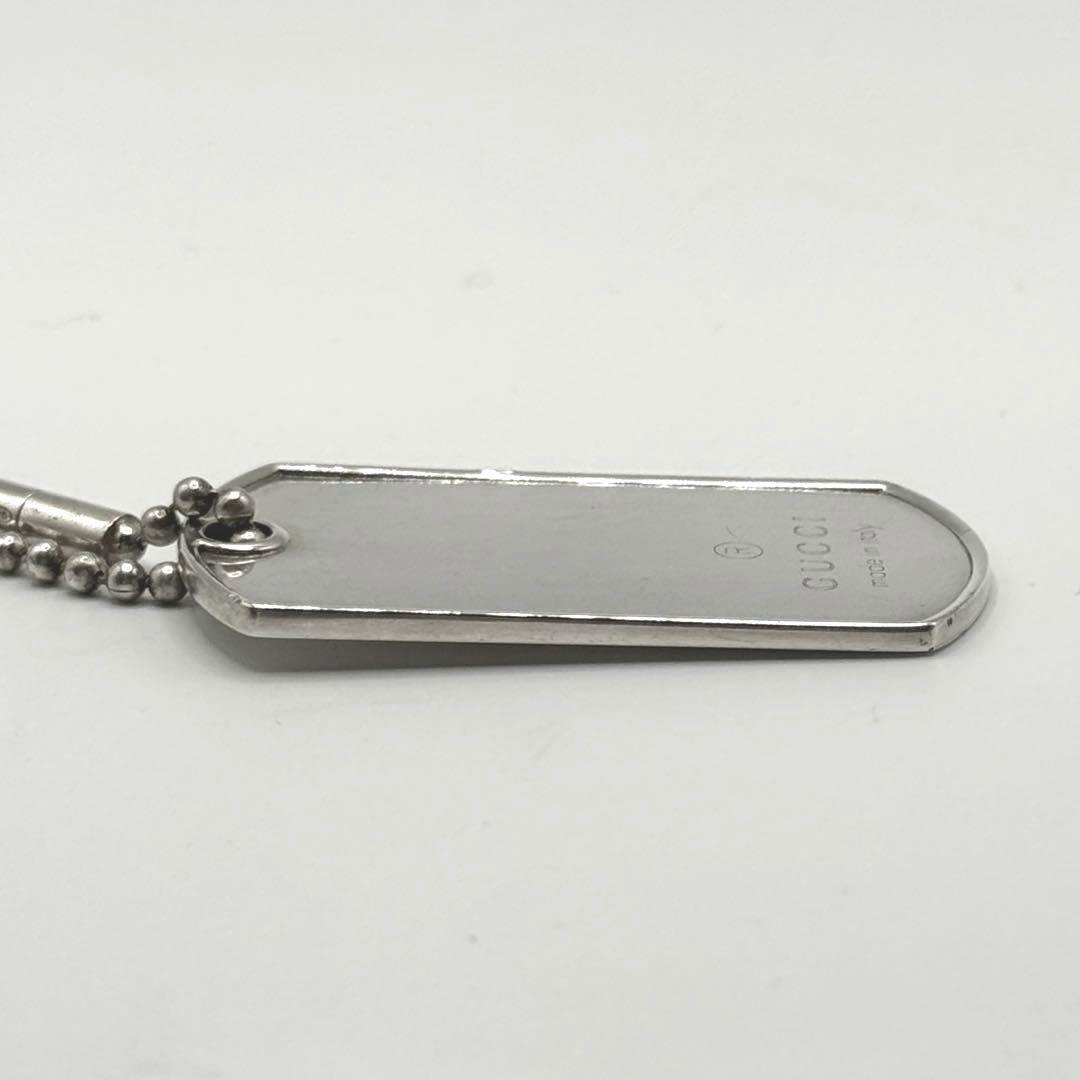 GUCCI グッチ　dog-tag necklace ドッグタグ　SV925