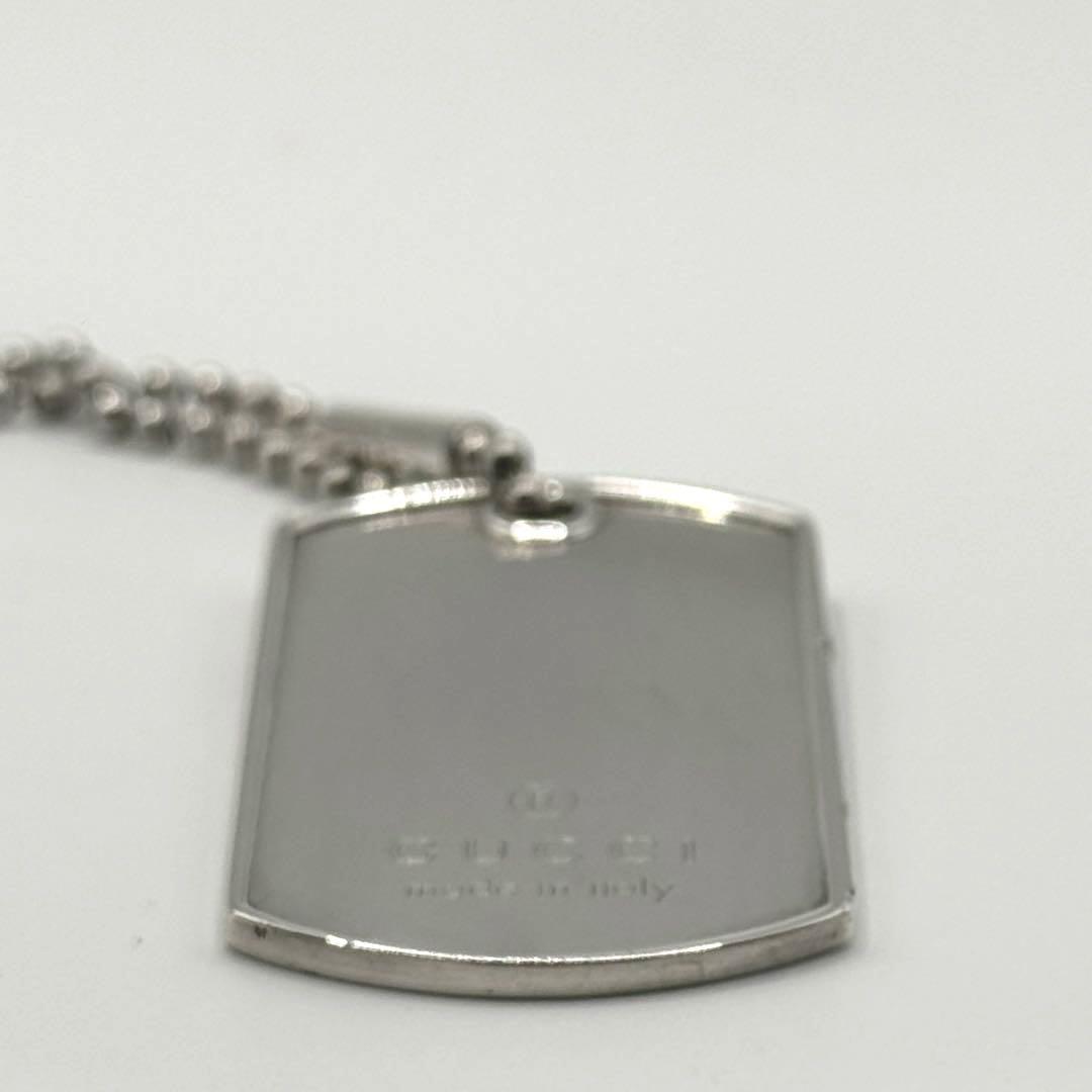 GUCCI グッチ　dog-tag necklace ドッグタグ　SV925