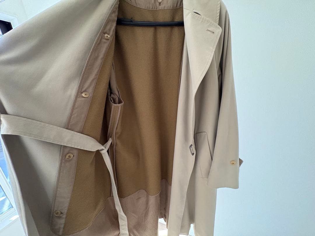 COMOLI コモリ コットン ギャバ タイロッケン コート　サイズ2