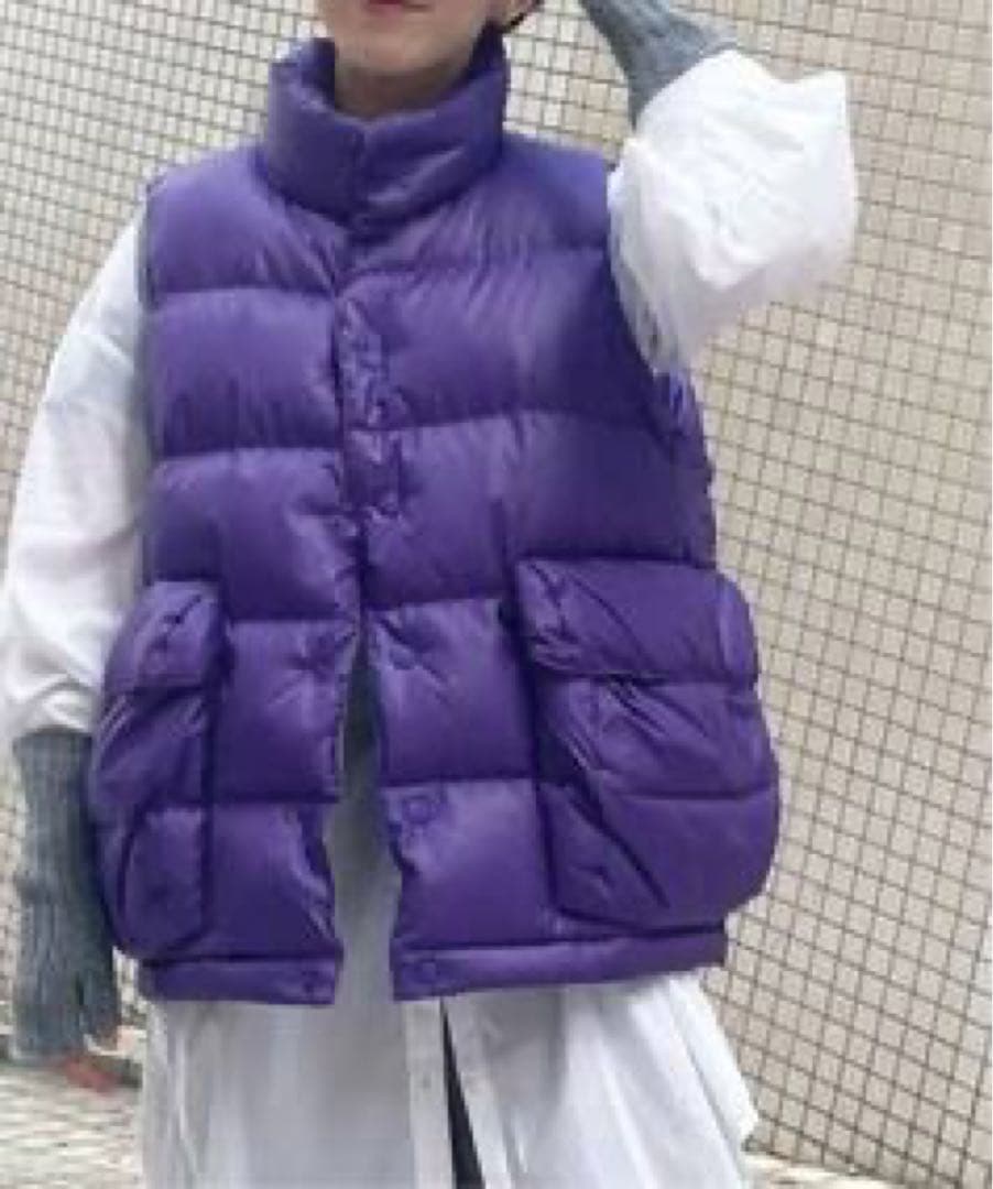 限定値下げ★DAIWA PIER39■テックバックパッカーダウンベスト　パープル