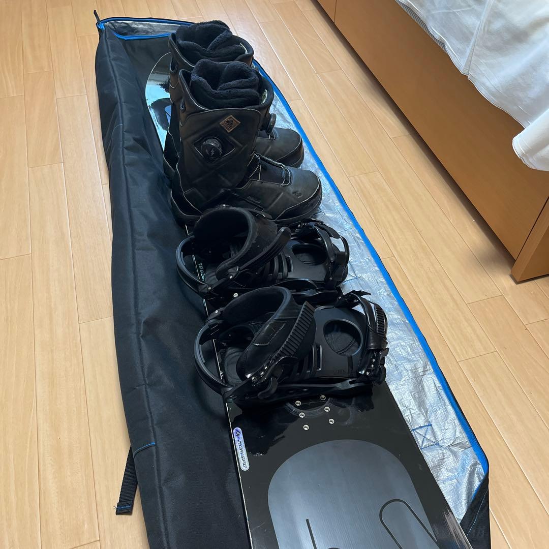 スノーボードセット（ボード・バインディング・ブーツ）　おまけ付　※詳細マイページ