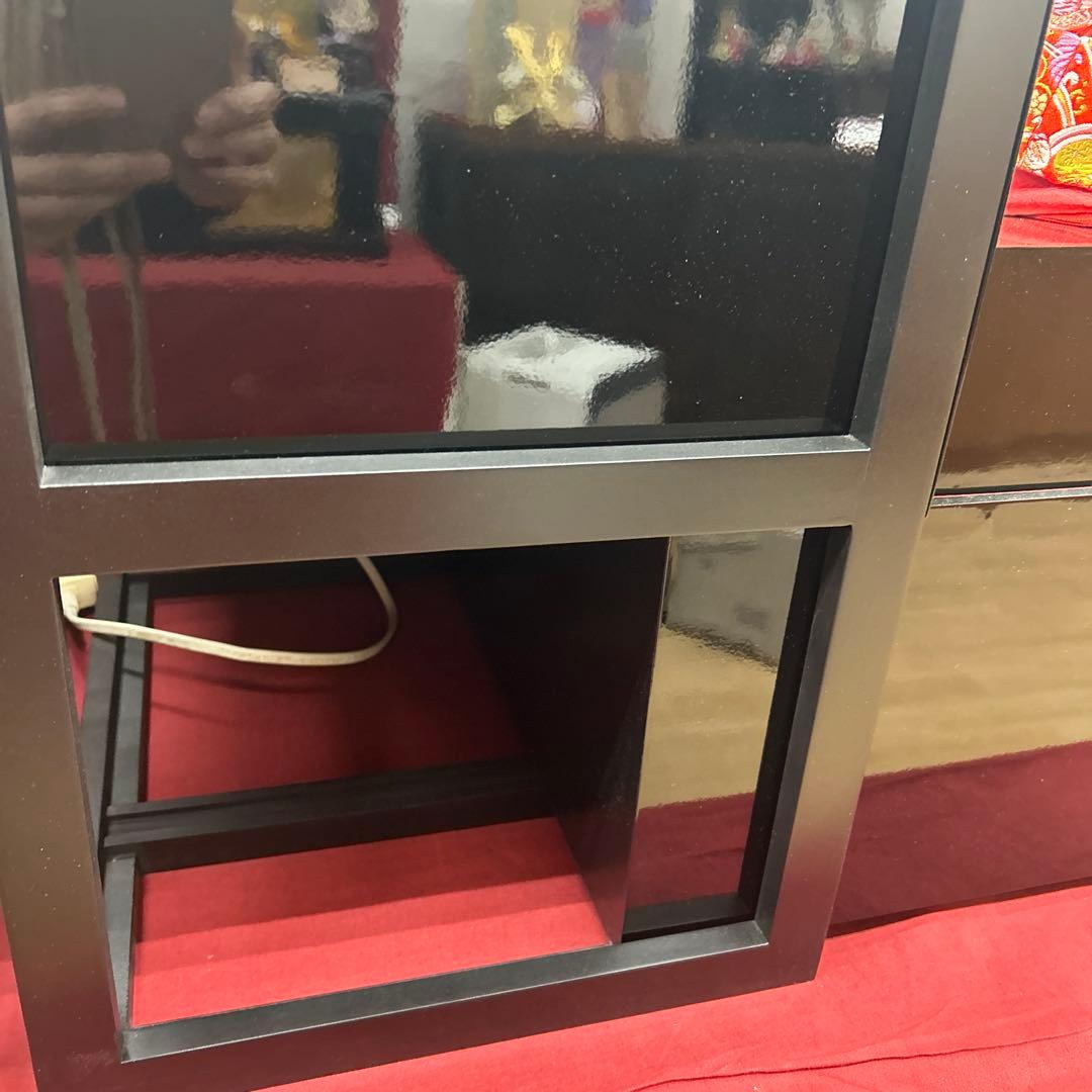 ＊木製三段収納5人飾り＊