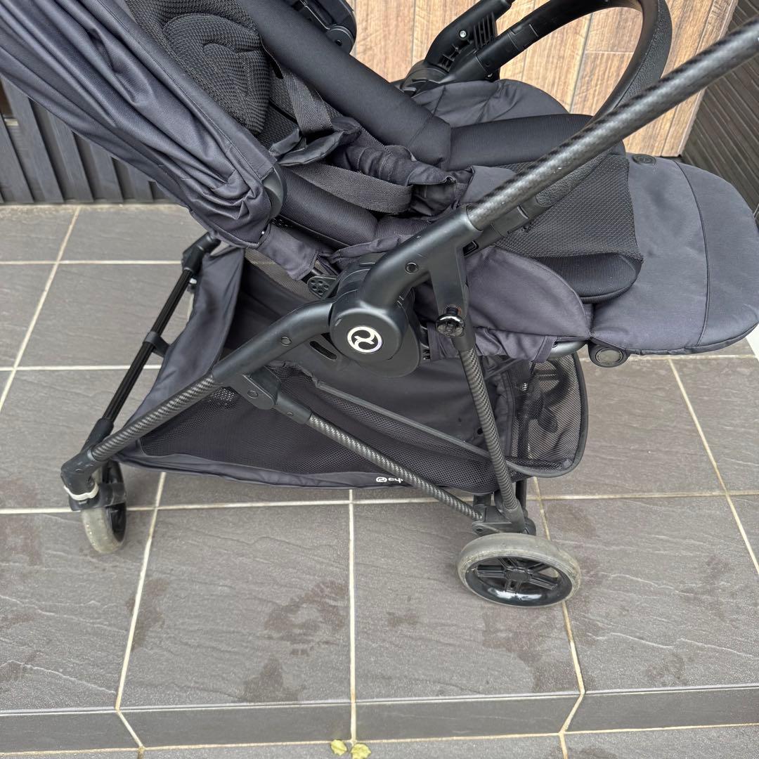 cybex メリオ カーボン 2021 ブラック(ドリンクホルダー他おまけ付き)