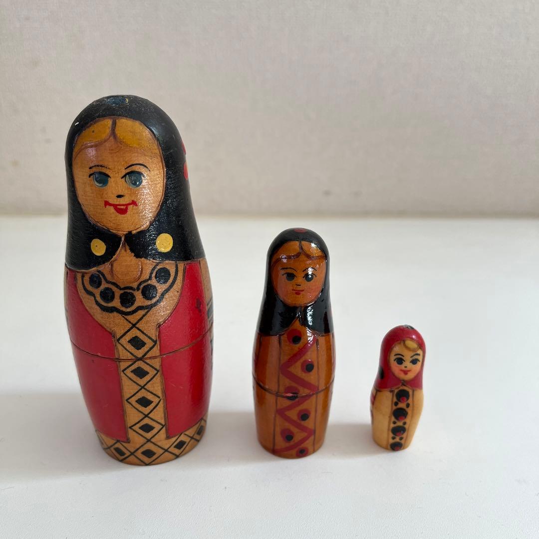マトリョーシカ　人形　5セット　置物　ヴィンテージ　1960s〜