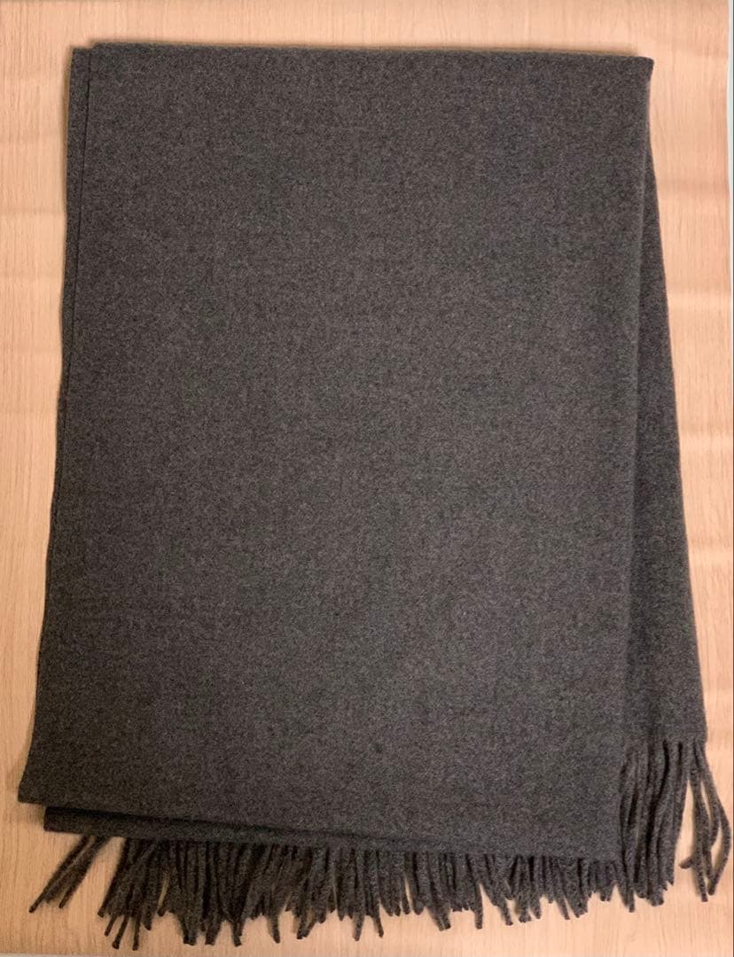 ぴ*ち様 ジョンストンズ カシミア 大判ストール マフラー グレー