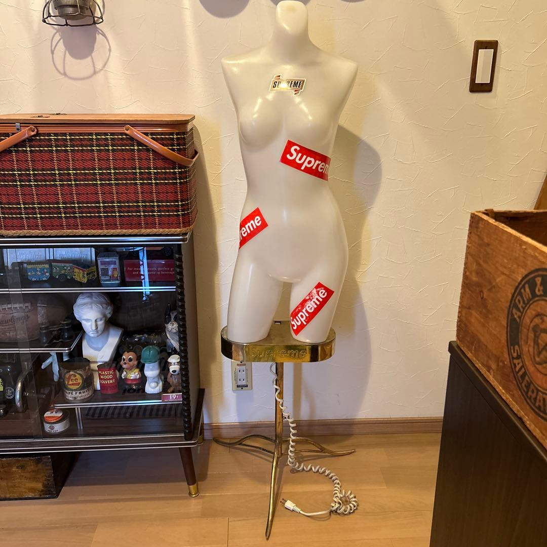 ヴィンテージ 電飾トルソー 照明 マネキン 蚤の市 ライト 店舗什器 シャビー