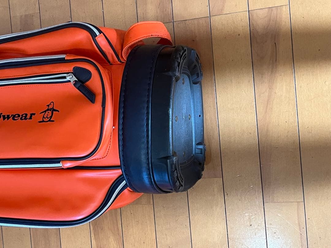 熊*ん様 Munsingwear オレンジ キャディバッグ