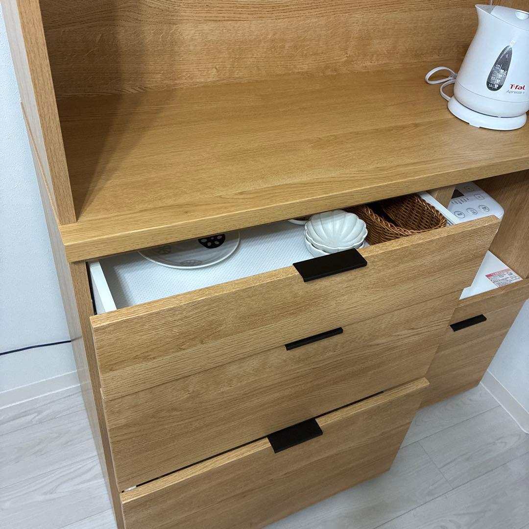 【送料込！】キッチンボード (エトナ105KB LBR)