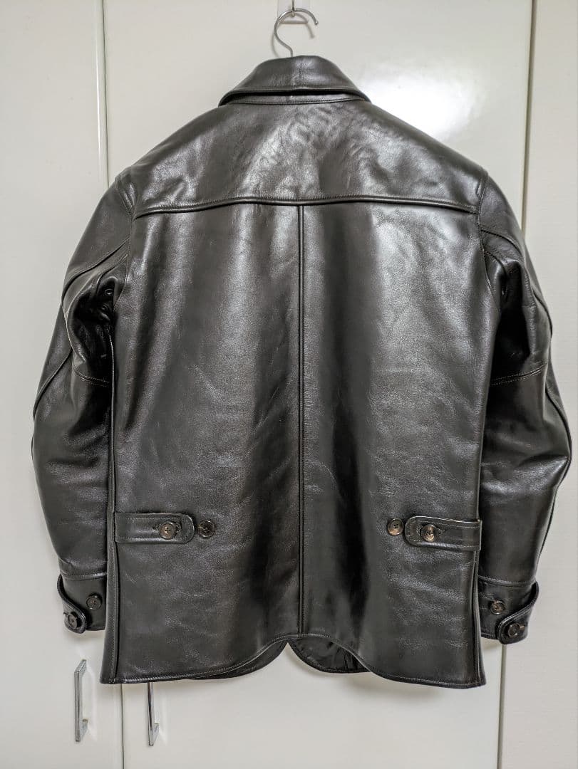 S*n様 レザーカーコート　茶芯ホースハイド　馬革　レザージャケットS