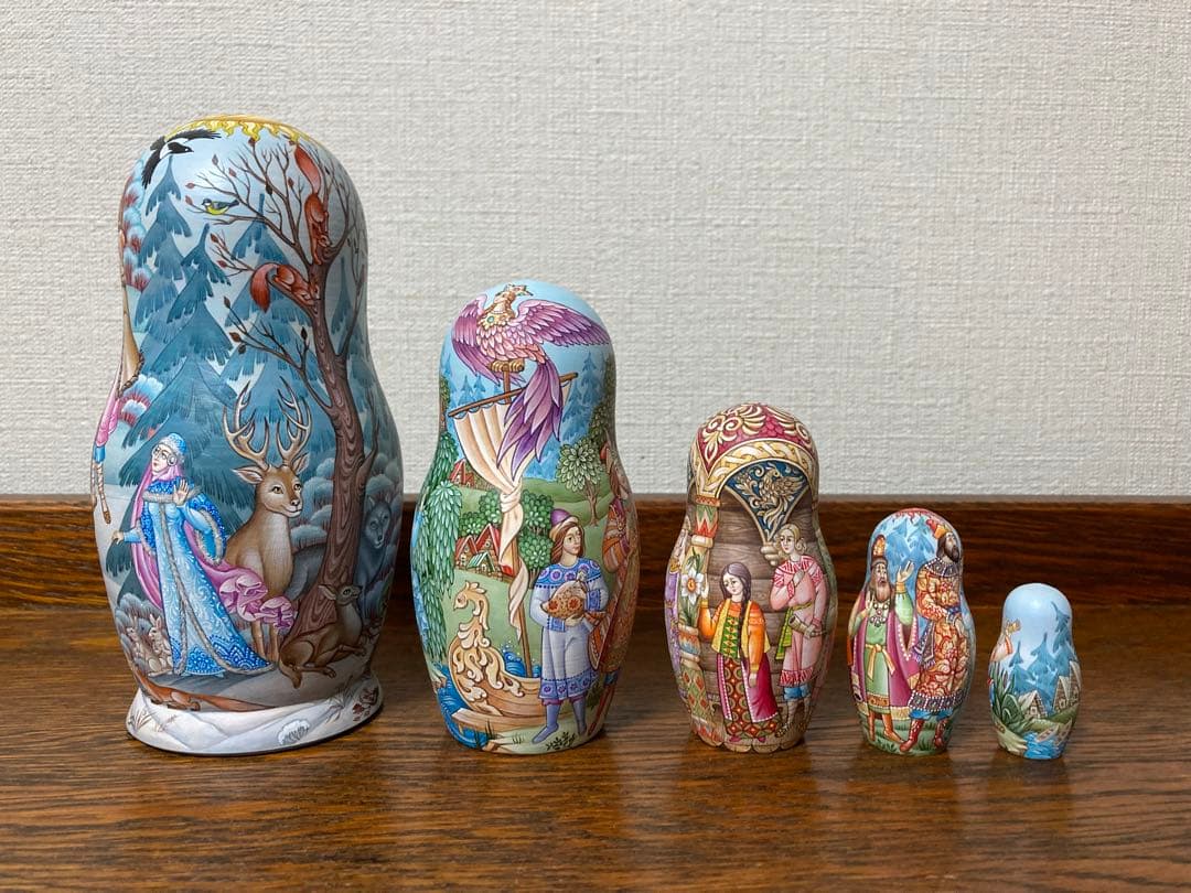 ロシア雑貨☆イコンマトリョーシカ雪娘スネグラーチカThe  Maiden